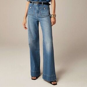 J. Crew Light Blue Flare & Wide Leg Jeans